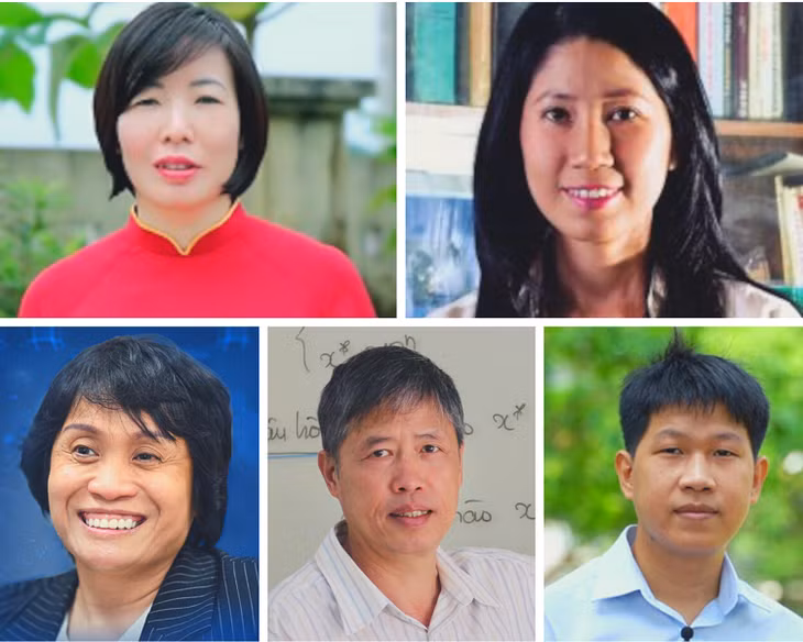 Năm nhà khoa học Việt được vinhh danh trong danh sách 100 nhà khoa học châu Á - Ảnh: Asian Scientist