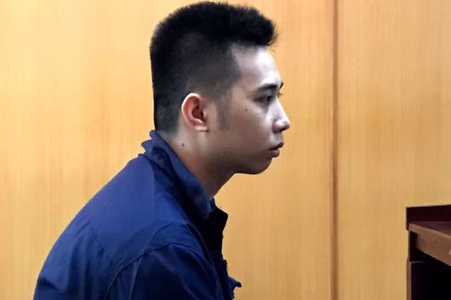 Bị cáo Hải tại tòa.