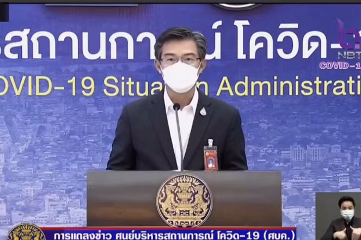 Người phát ngôn CCSA, tiến sĩ Taweesilp Visanuyothin.