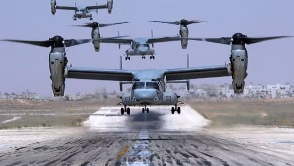 Máy bay vận tải cánh quạt nghiêng V-22 Osprey