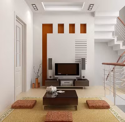  Đồ nội thất đơn giản sẽ tạo cảm giác không gian rộng hơn thực tế.