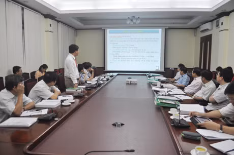 Quang cảnh buổi làm việc.