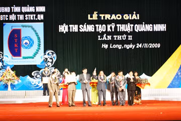 Lễ trao giải Hội thi Sáng tạo kỹ thuật tỉnh Quảng Ninh lần thứ II. (Ảnh minh họa)
