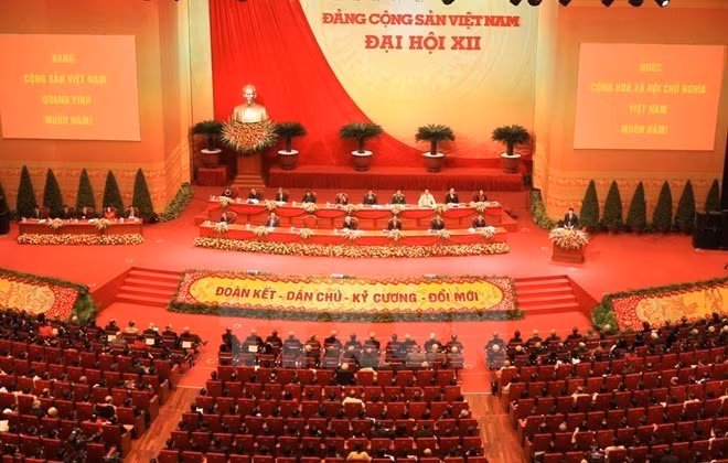Đại hội đại biểu toàn quốc lần thứ XII của Đảng Cộng sản Việt Nam. (Nguồn: TTXVN)