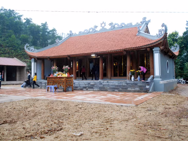 Di tích miếu Ông đã được khởi dựng lại và sẽ khánh thành vào ngày 17-1 tới đây.