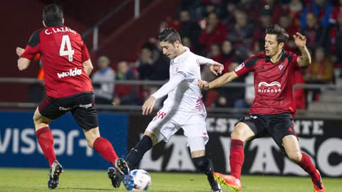 Sevilla đã không gặp nhiều khó khăn trong trận tái đấu với Mirandes