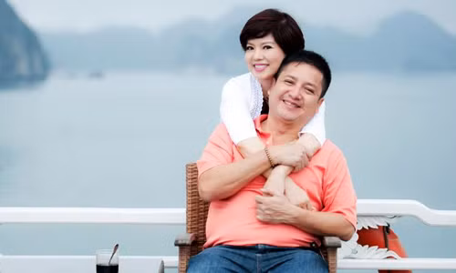 Vợ chồng Chí Trung - Ngọc Huyền.