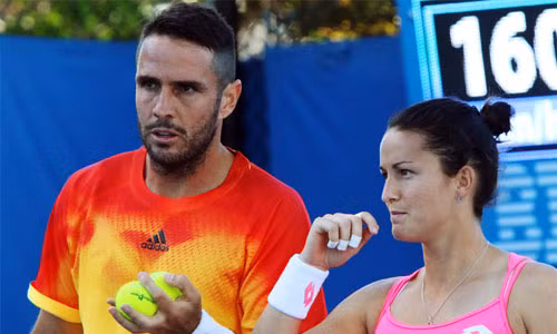 Lara Arruabarrena (phải) và David Marrero phủ nhận việc dính dáng đến nạn dàn xếp tỷ số. Ảnh: NYTimes.