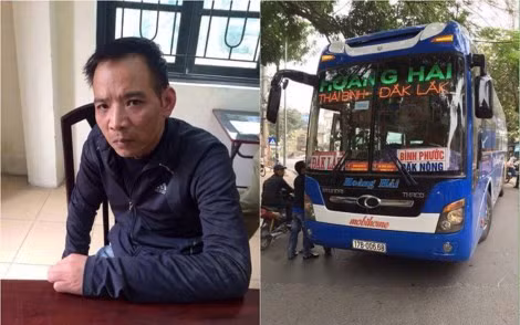 Đối tượng Han cùng chiếc xe đánh cắp.