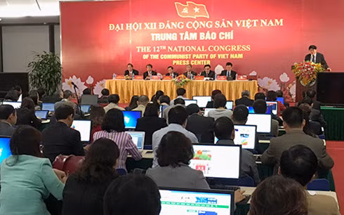 Họp báo thông tin về Đại hội Đảng toàn quốc lần thứ XII.