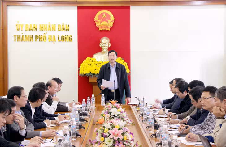 Đồng chí Nguyễn Đức Long, Phó Bí thư Tỉnh ủy, Chủ tịch UBND tỉnh kết luận buổi kiểm tra.
