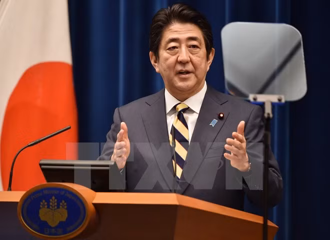 Thủ tướng Nhật Bản Shinzo Abe. (Nguồn: AFP/TTXVN)