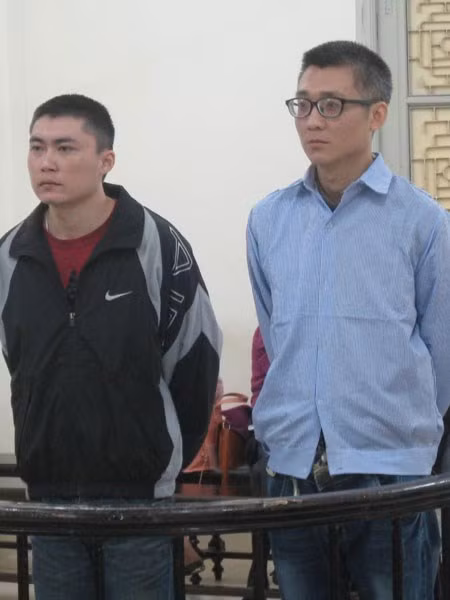 Hsich Minh Hsiu và Chang Kai Yuch tại phiên tòa.