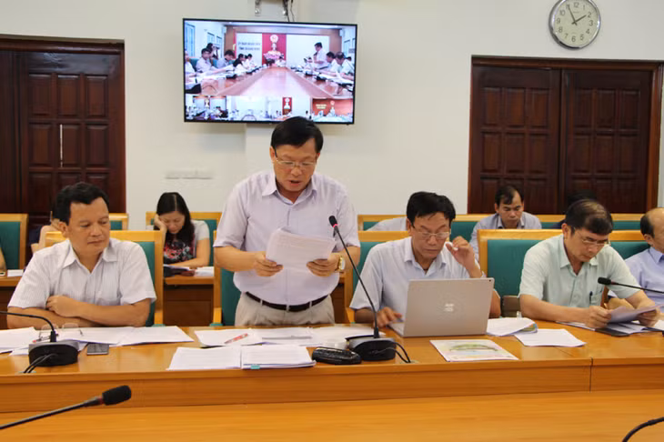 Lãnh đạo Sở Tài chính báo cáo kết quả công tác quản lý tài chính đầu tư quý II/2016