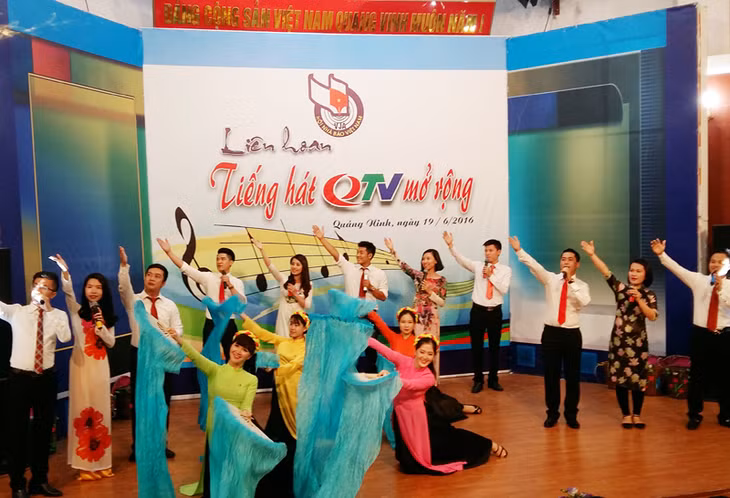Tiết mục dự thi của Chi hội Đài PT-TH Quảng Ninh