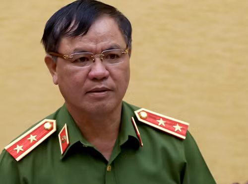 Trung tướng Trần Văn Vệ, Phó tổng cục trưởng Tổng cục Cảnh sát Bộ Công an. Ảnh: Bá Đô.