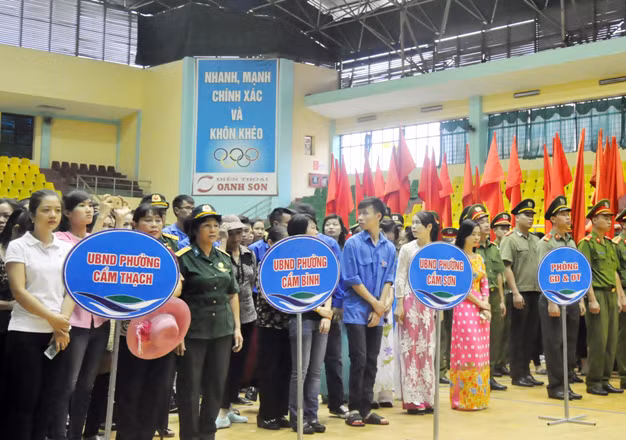 Quang cảnh lễ phát động.