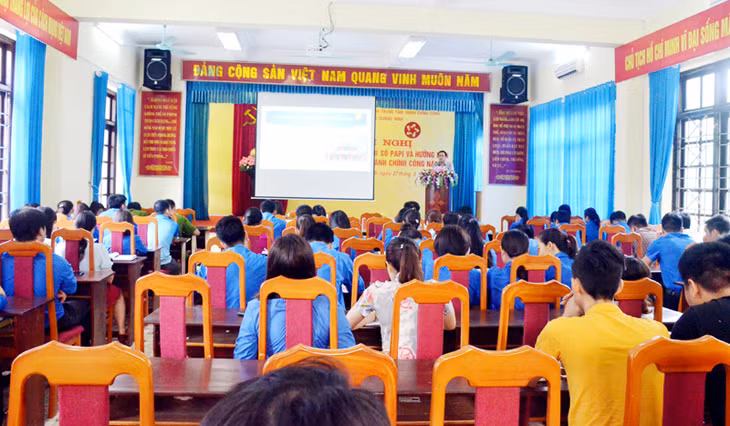 Tỉnh Đoàn tổ chức lớp tập huấn về chỉ số PAPI cho cán bộ, ĐVTN trên địa bàn TP Uông Bí.