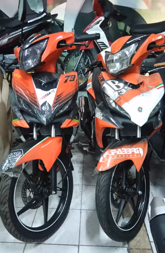 Hai chiếc Exciter 135 đời 2014 chưa qua sử dụng giá 58 triệu đồng.