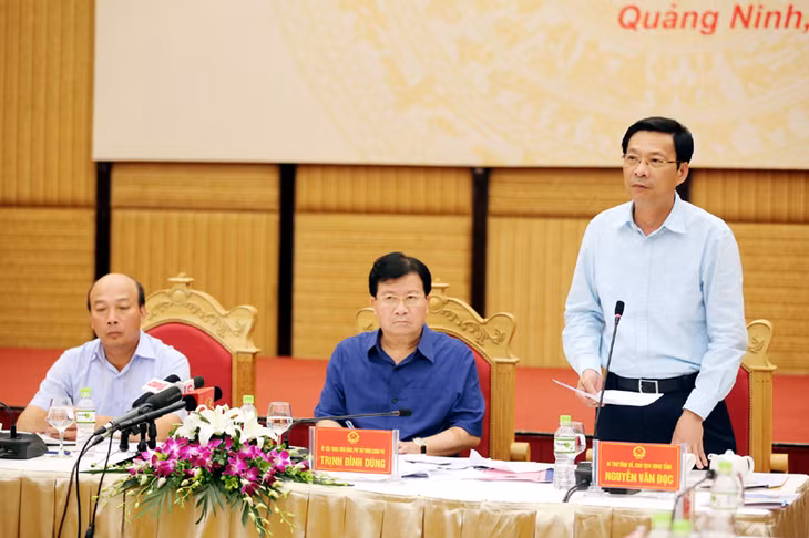 Bí thư Tỉnh uỷ Nguyễn Văn Đọc đề nghị Chính phủ, các Bộ ngành ưu tiên đầu tư sớm tuyến đường sắt Hà Nội-Hạ Long.