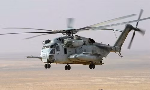 Trực thăng Mỹ hoạt động tại Syria. Ảnh: USMC.