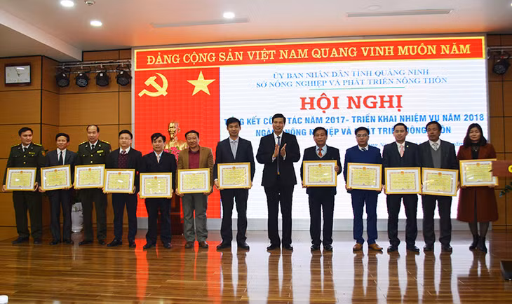7 tập thể và 10 cá nhân có thành tích suất sắc năm 2017 đã được UBND tỉnh khen thưởng