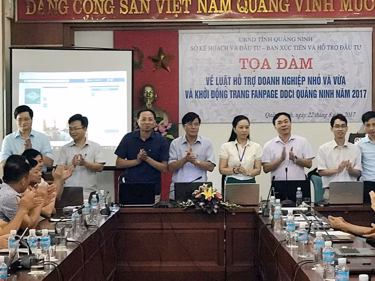 Một buổi tọa đàm hỗ trợ doanh nghiệp do Ban Xúc tiến và Hỗ trợ đầu tư tỉnh tổ chức.