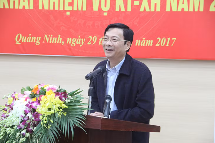 Bí thư Tỉnh ủy Nguyễn Văn Đọc phát biểu chỉ đạo hội nghị.