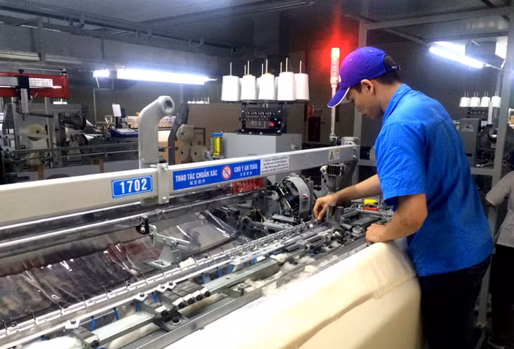 Người lao động làm việc tại công ty TNHH KHKT Texhong Ngân Hà