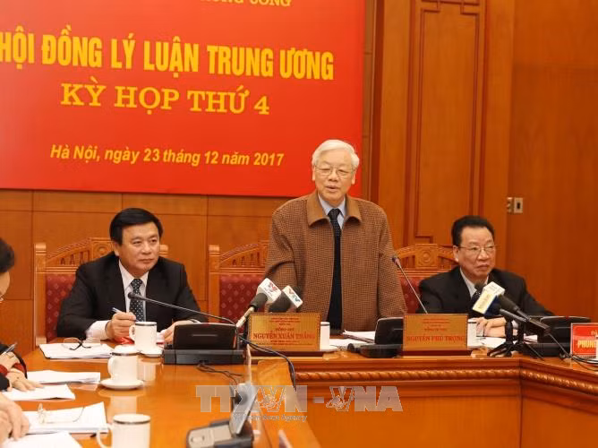Tổng Bí thư Nguyễn Phú Trọng phát biểu chỉ đạo Kỳ họp. Ảnh: Trí Dũng-TTXVN.