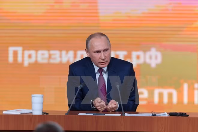 Tổng thống Vladimir Putin. (Nguồn: THX/TTXVN)