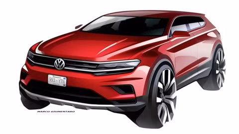 Hình ảnh phác họa của Volkswagen Tiguan Allspace