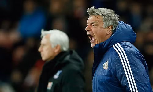 Allardyce (trái) được chờ đợi sẽ vực dậy một Crystal Palace đang nhạt nhoà dưới trướng vị tiền nhiệm Pardew.