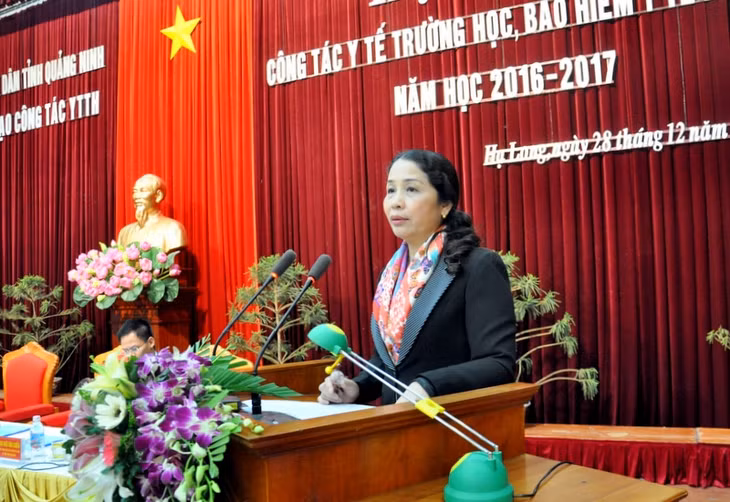 Đồng chí Vũ Liên Oanh, Giám đốc Sở GD-ĐT, Trưởng Ban Chỉ đạo phát biểu kết luận hội nghị.