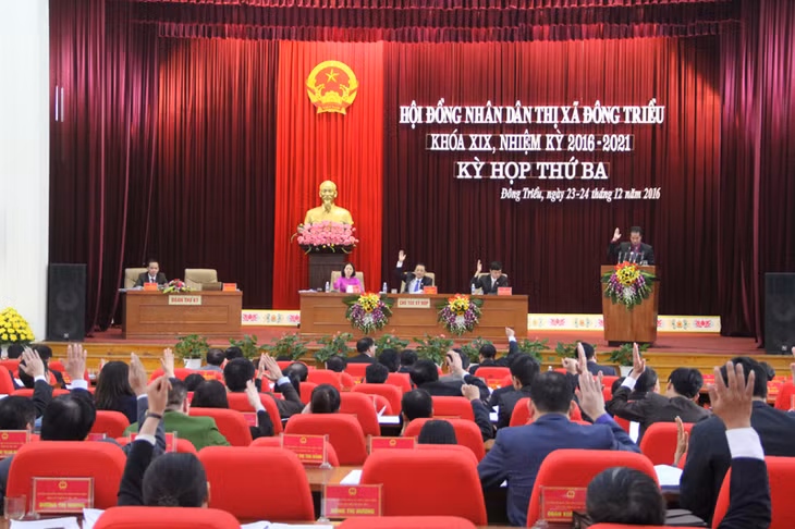 Quang cảnh kỳ họp.
