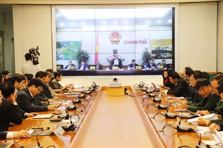 Các đại biểu dự hội nghị tại điểm cầu Quảng Ninh.