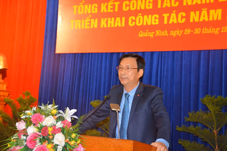 Đồng chí Nguyễn Văn Đọc, Bí thư Tỉnh ủy, Chủ tịch HĐND tỉnh phát biểu chỉ đạo tại cuộc họp.