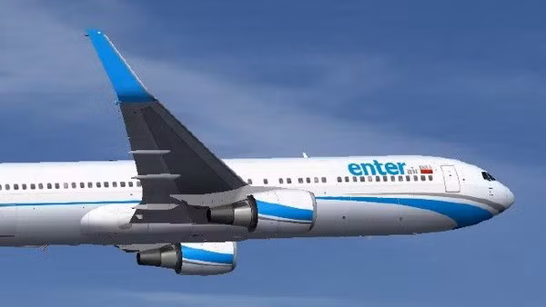 Một máy bay của hãng hàng không Enter Air. (Nguồn: news.com.au)