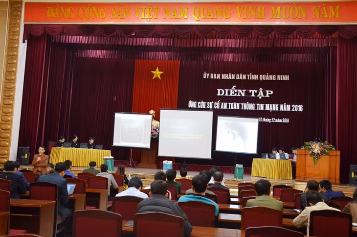 Diễn tập ứng cứu sự cố an toàn thông tin mạng 