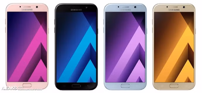 Galaxy A5 2017 sẽ có 4 màu sắc cho khách hàng lựa chọn.