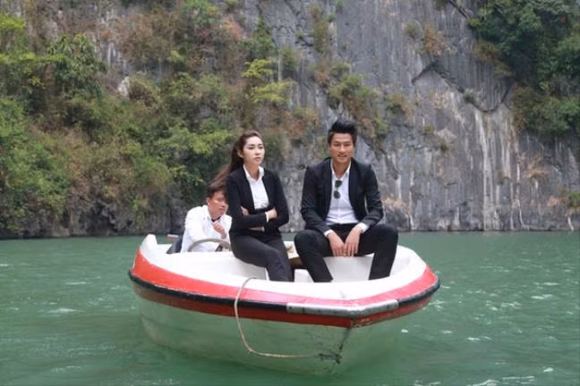 Mạc Hồng Quân và Hoa hậu Đại dương Đặng Thu Thảo.