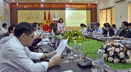 Đồng chí Vũ Thị Thu Thuỷ, Phó Chủ tịch UBND tỉnh, chỉ đạo đẩy mạnh công tác phòng chống dịch bệnh trên địa bàn.