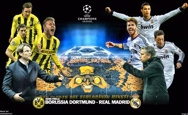 Thất bại ở giải nội địa, Dortmund và Real đặt hết hy vọng vào Champions League.