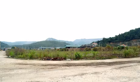 Sự đìu hiu của CCN này thể hiện rõ ở chỗ hầu hết các khu đất của CCN đều còn đang bỏ trống.