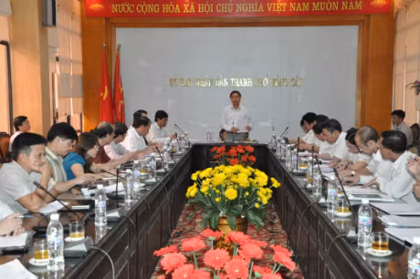 Đồng chí Đặng Huy Hậu, kết luận tại buổi làm việc với TP Móng Cái