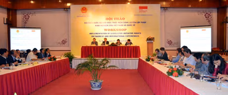 Quang cảnh hội thảo.