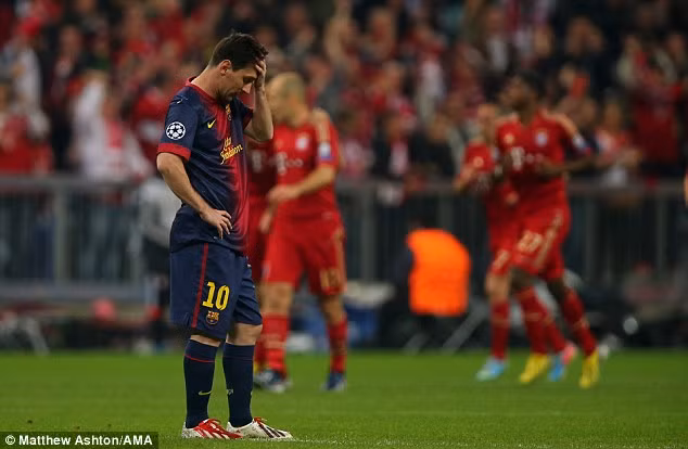 Messi không tạo được dấu ấn nào trong đêm diễn thất vọng của Barca