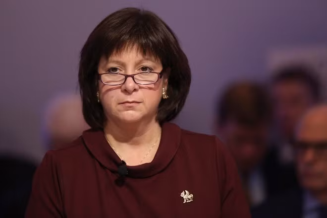 Bộ trưởng Tài chính Ukraine Natalia Yaresko. (Nguồn: Bloomberg)