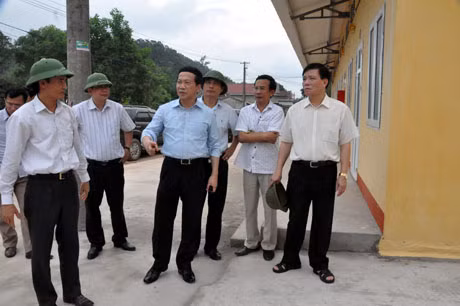 BCĐ Kiểm tra khu tạm cư