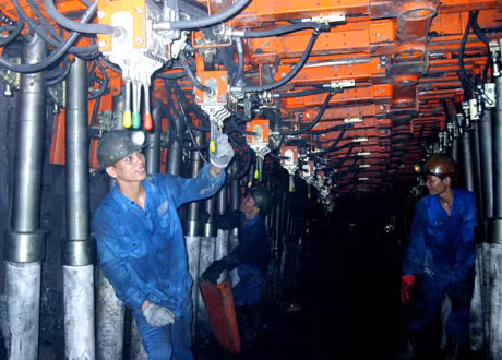 Đẩy mạnh cơ giới hoá trong khai thác hầm lò tại Công ty 91. Nguồn: Công ty 91